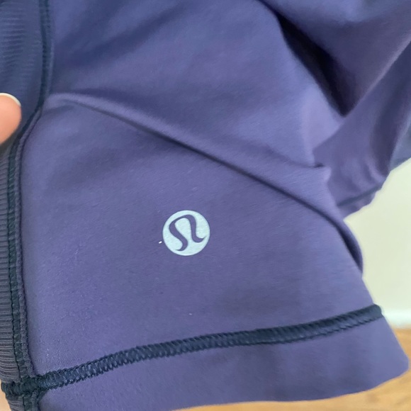 Lululemon Strappy workout tank - like new - blue-black - 8 - Picture 4 of 6